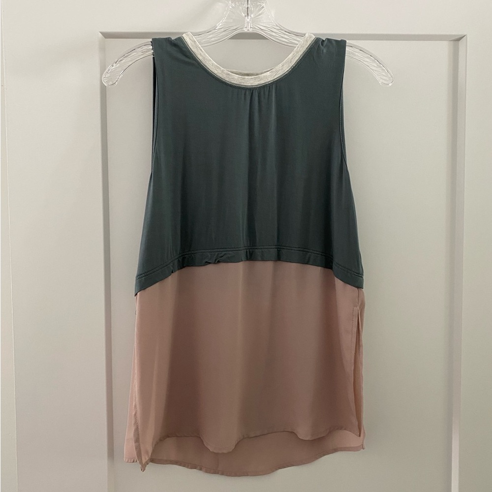 anthropologie color block top